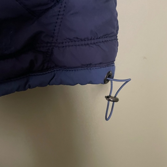 Y2K American Eagle Outfitters Dark Blue Puffer Vest Sz S - Picture 4 of 8